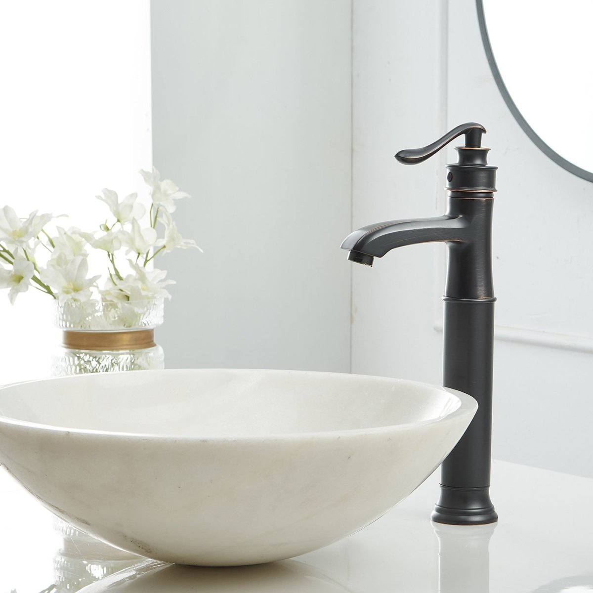 Single Hole Single Handle Bathroom Faucet Oil Rubbed Bronze - buyfaucet.com