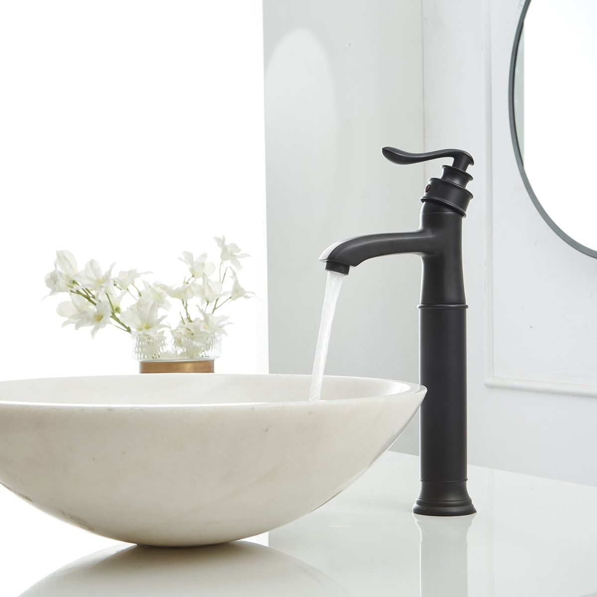 Single Hole Single Handle Bathroom Sink Faucet Black - buyfaucet.com