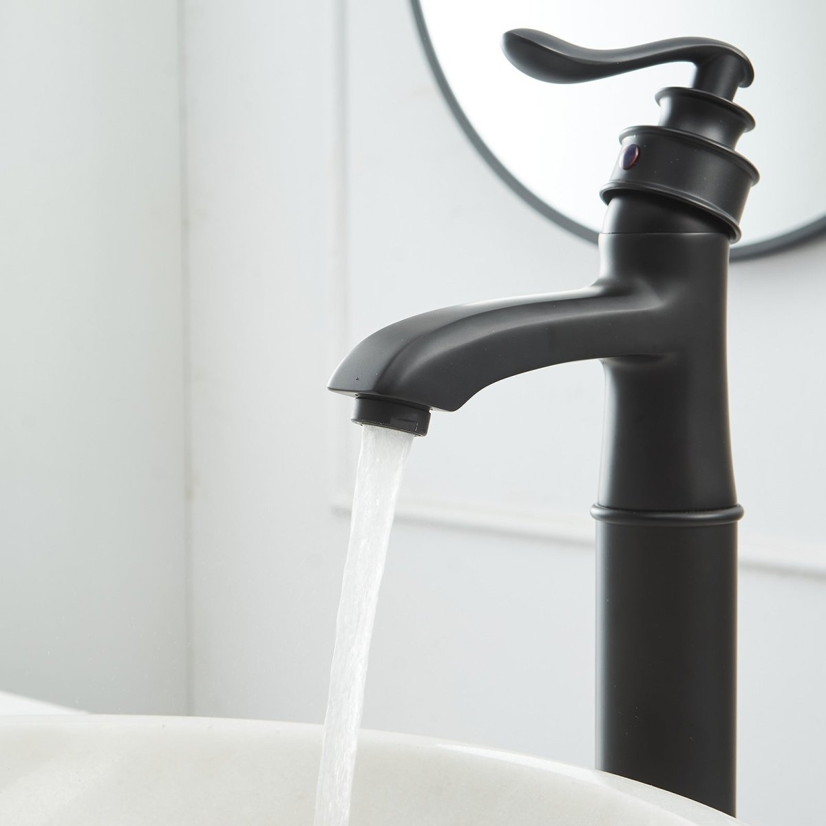 Single Hole Single Handle Bathroom Sink Faucet Black - buyfaucet.com