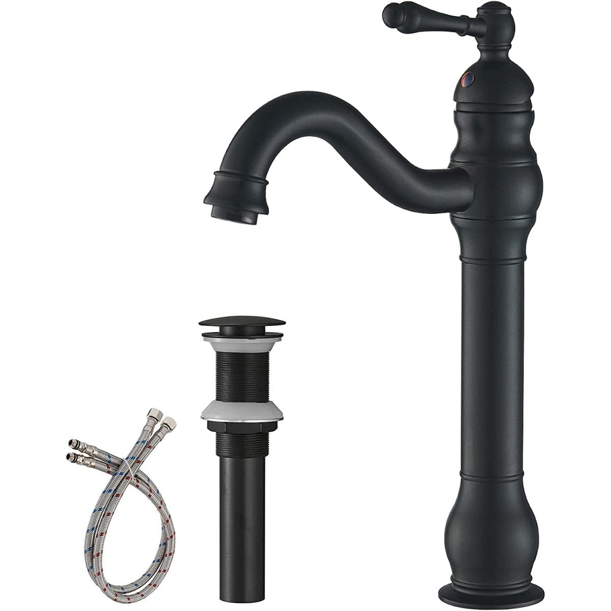 Single Hole Single Handle Bathroom Sink Faucet Black - buyfaucet.com