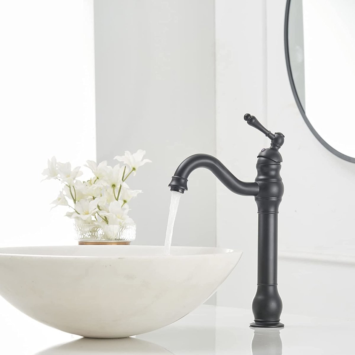 Single Hole Single Handle Bathroom Sink Faucet Black - buyfaucet.com