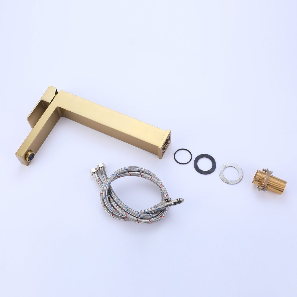 Single Hole Single Handle Bathroom Sink Faucet Brushed Gold - buyfaucet.com