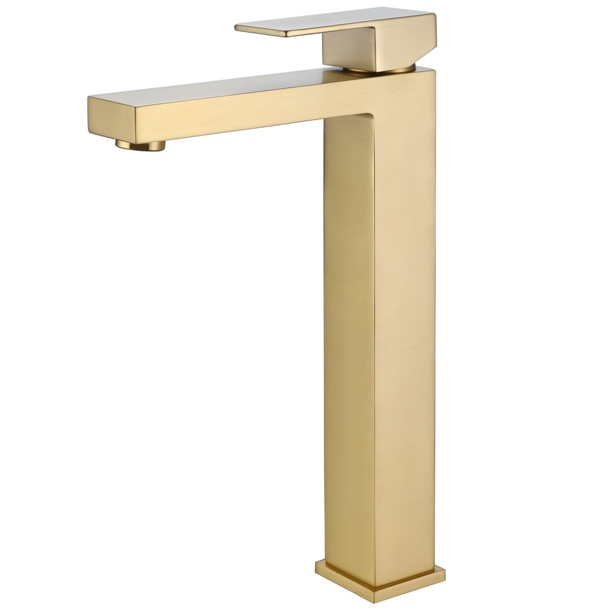 Single Hole Single Handle Bathroom Sink Faucet Brushed Gold - buyfaucet.com
