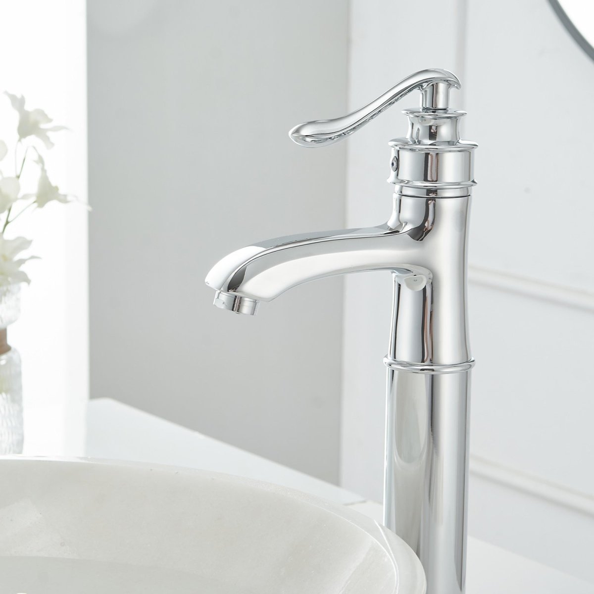 Single Hole Single Handle Bathroom Sink Faucet Chrome - buyfaucet.com
