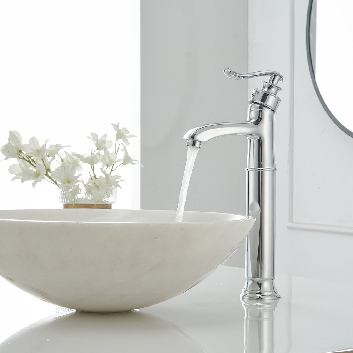 Single Hole Single Handle Bathroom Sink Faucet Chrome - buyfaucet.com