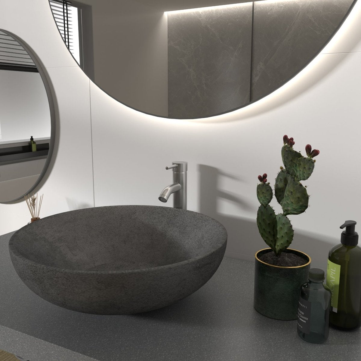 Single Hole Single Handle Bathroom Sink Vessel Faucet Nickel - buyfaucet.com