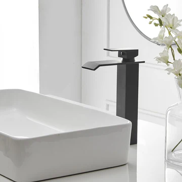 Single Hole Single Handle Bathroom Vessel Sink Faucet Black - buyfaucet.com