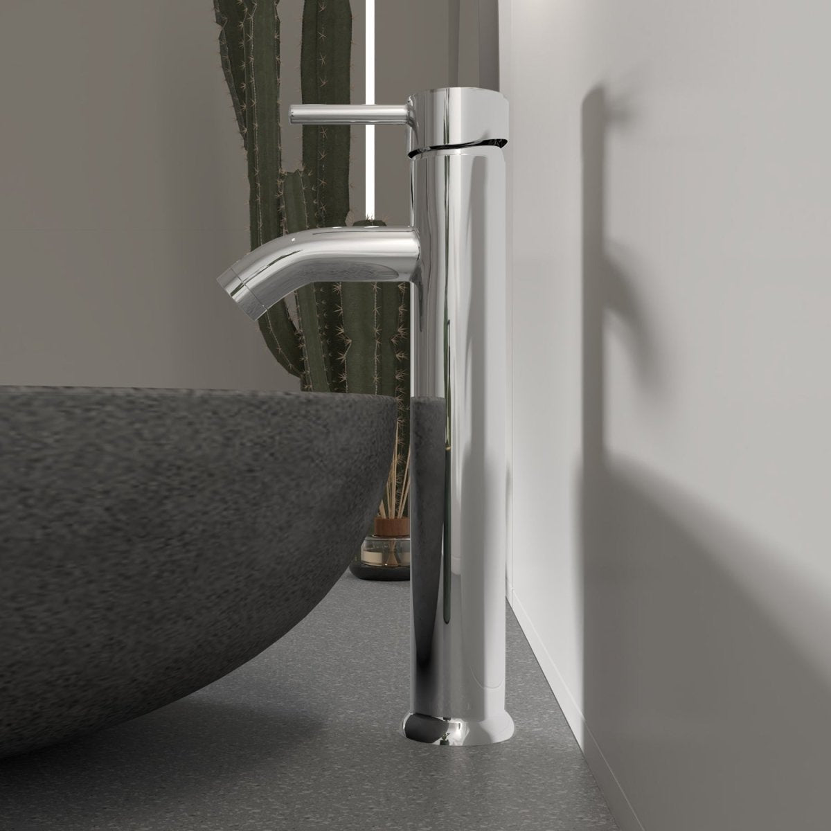 Single Hole Single Handle Bathroom Vessel Sink Faucet Chrome - buyfaucet.com