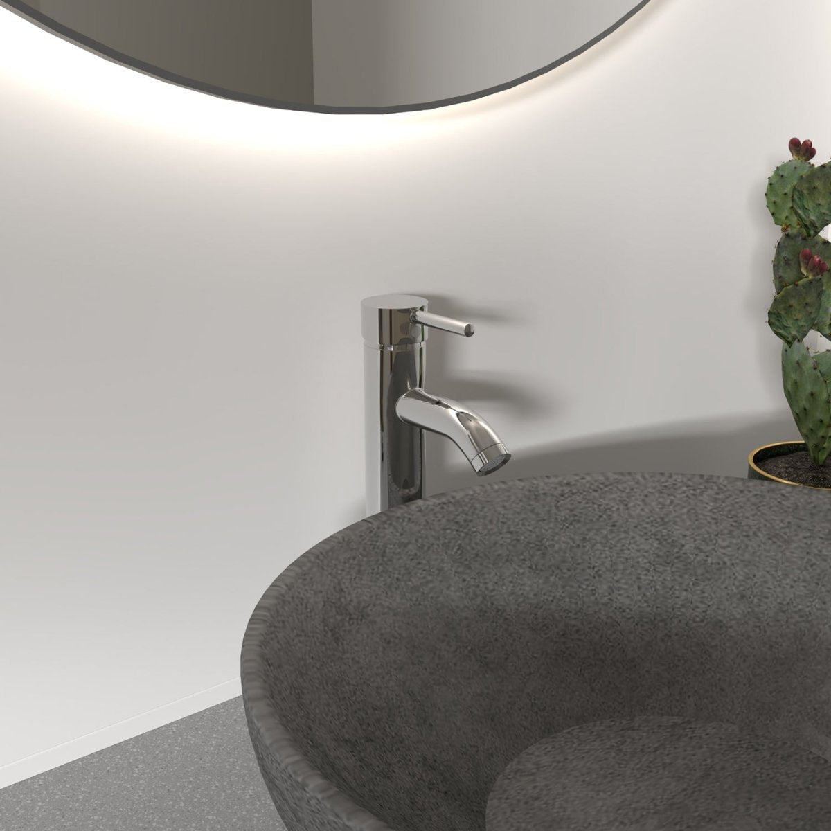 Single Hole Single Handle Bathroom Vessel Sink Faucet Chrome - buyfaucet.com
