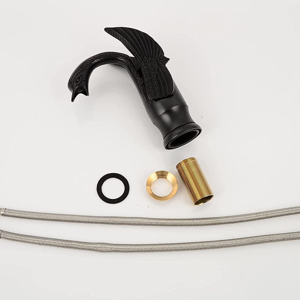 Swan Single Hole 1-Handle Bathroom Faucet Oil Rubbed Bronze - buyfaucet.com