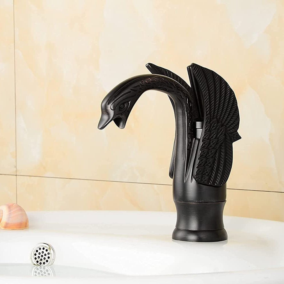 Swan Single Hole 1-Handle Bathroom Faucet Oil Rubbed Bronze - buyfaucet.com