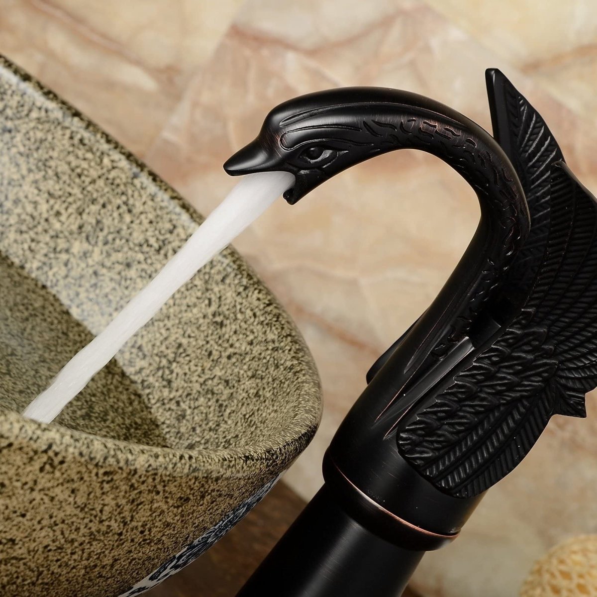 Swan Single Hole 1-Handle Bathroom Faucet Oil Rubbed Bronze - buyfaucet.com