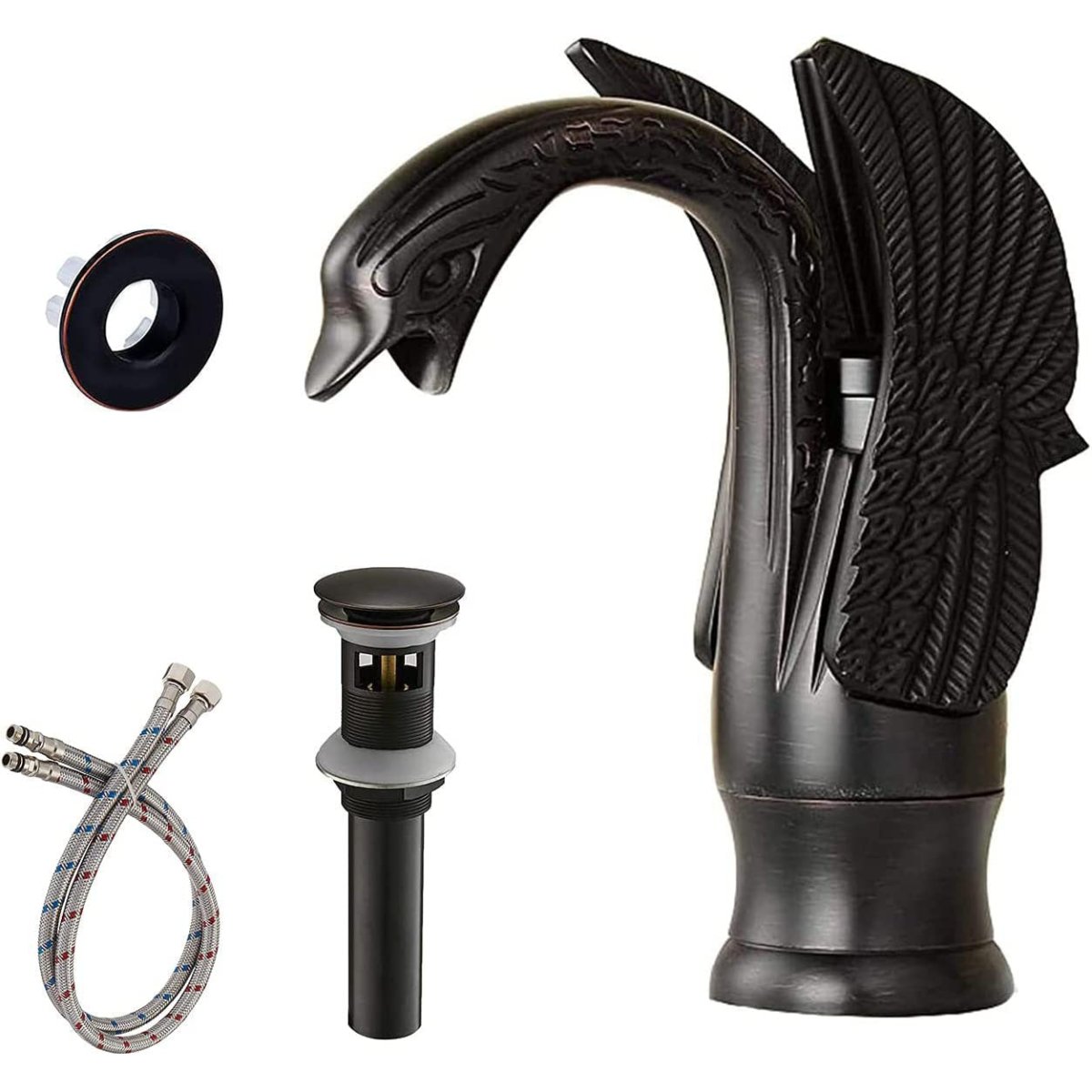 Swan Single Hole 1-Handle Bathroom Faucet Oil Rubbed Bronze - buyfaucet.com