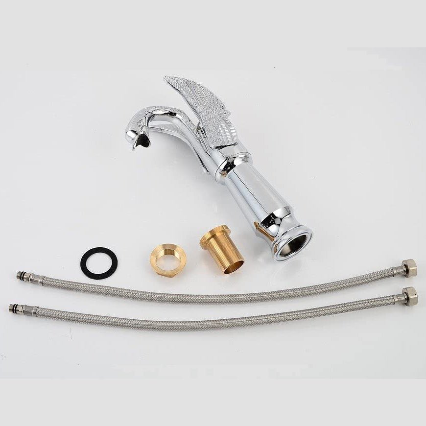 Swan Single Hole 1-Handle Bathroom Faucet Polished Chrome - buyfaucet.com