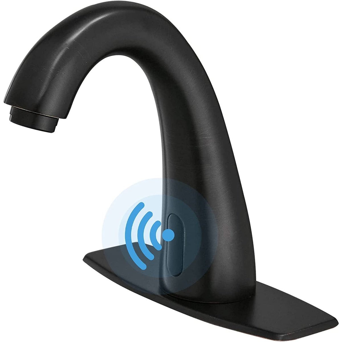 Touchless Bathroom Faucet with Deckplate Oil Rubbed Bronze - buyfaucet.com