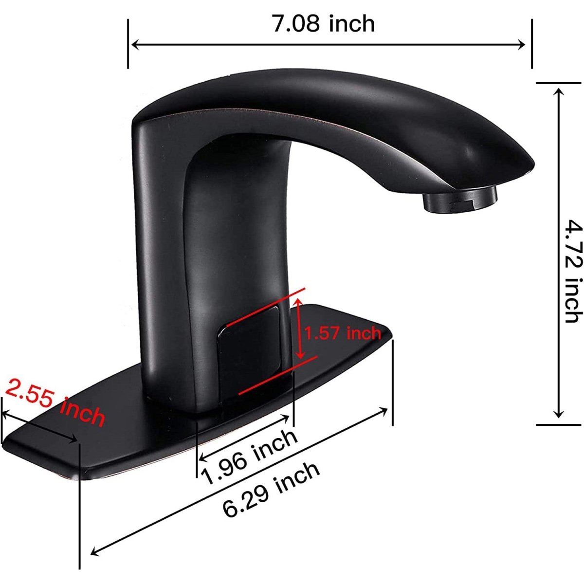 Touchless Bathroom Faucet With Drain Oil Rubbed Bronze - buyfaucet.com