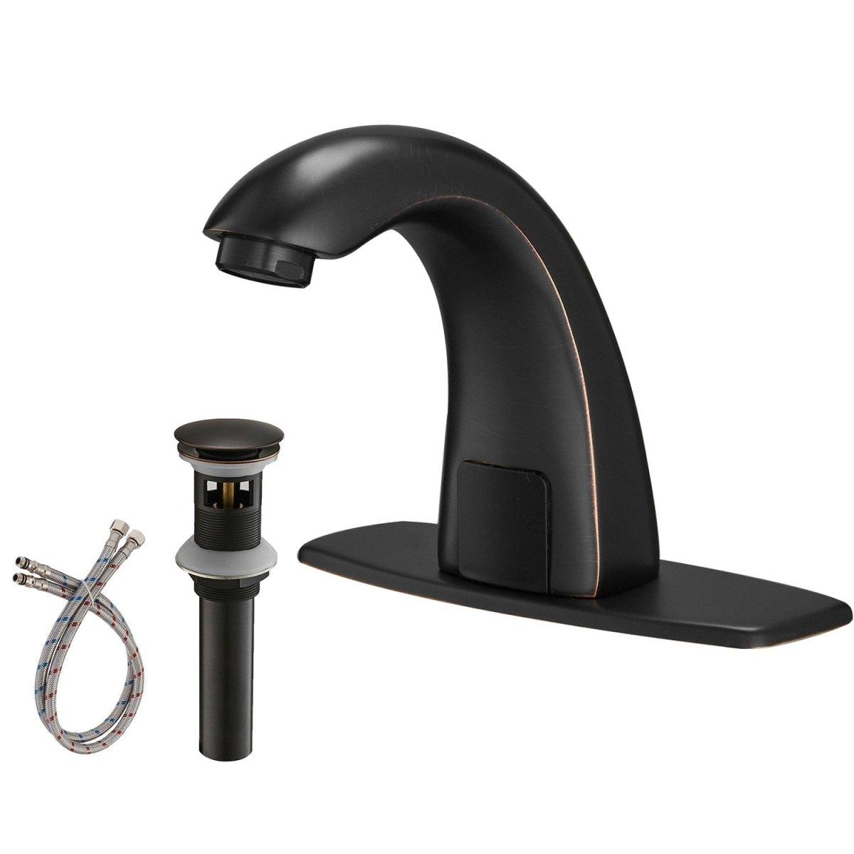 Touchless Single Hole Bathroom Faucet Oil Rubbed Bronze - buyfaucet.com