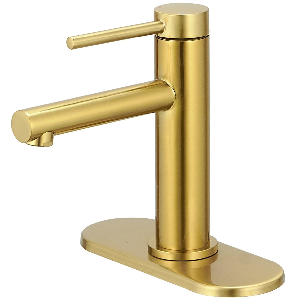 Vanity Single Handle with Supply Hose Bathroom Faucets Gold - buyfaucet.com