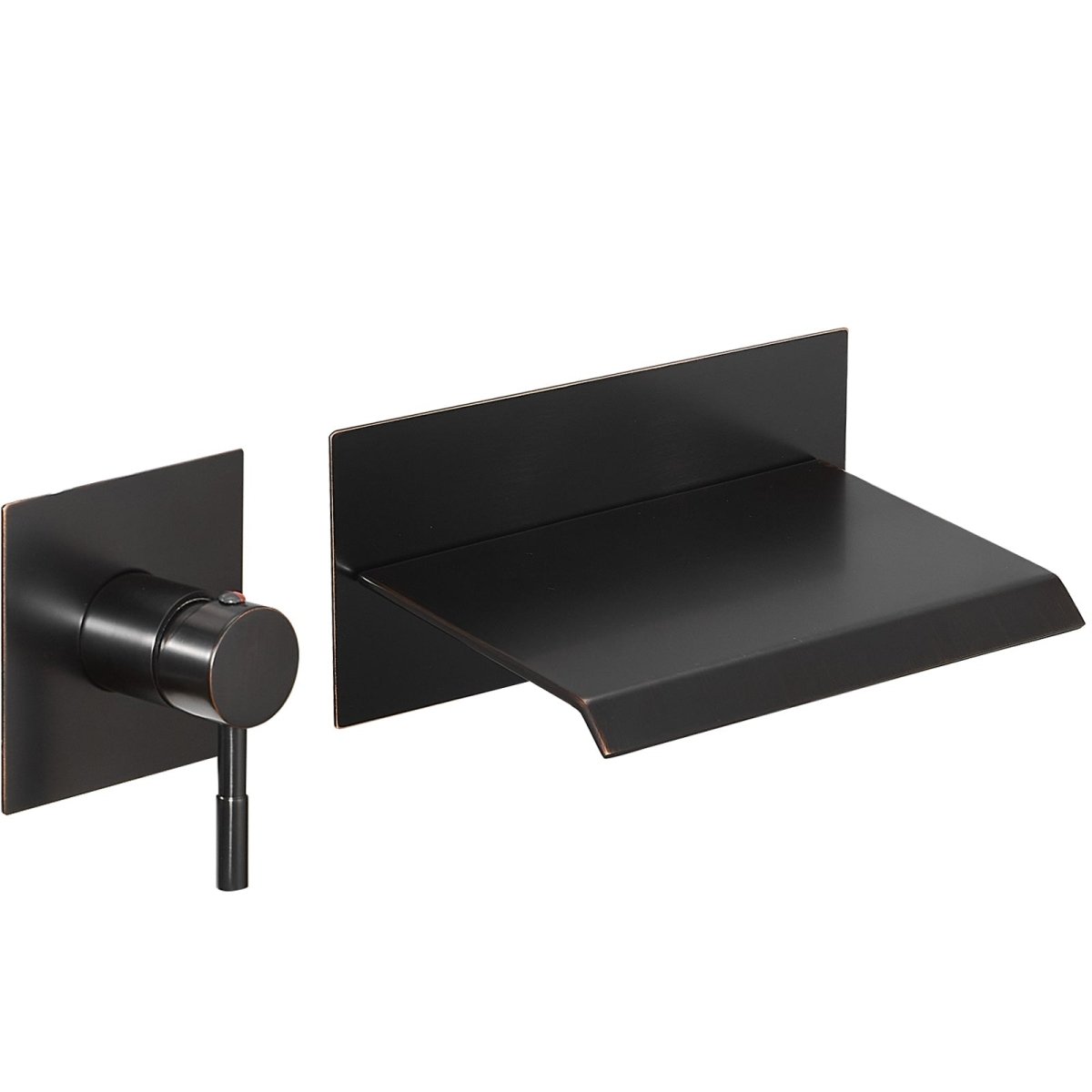 Wall Mount Spout Waterfall Bathroom Faucet Oil Rubbed Bronze - buyfaucet.com