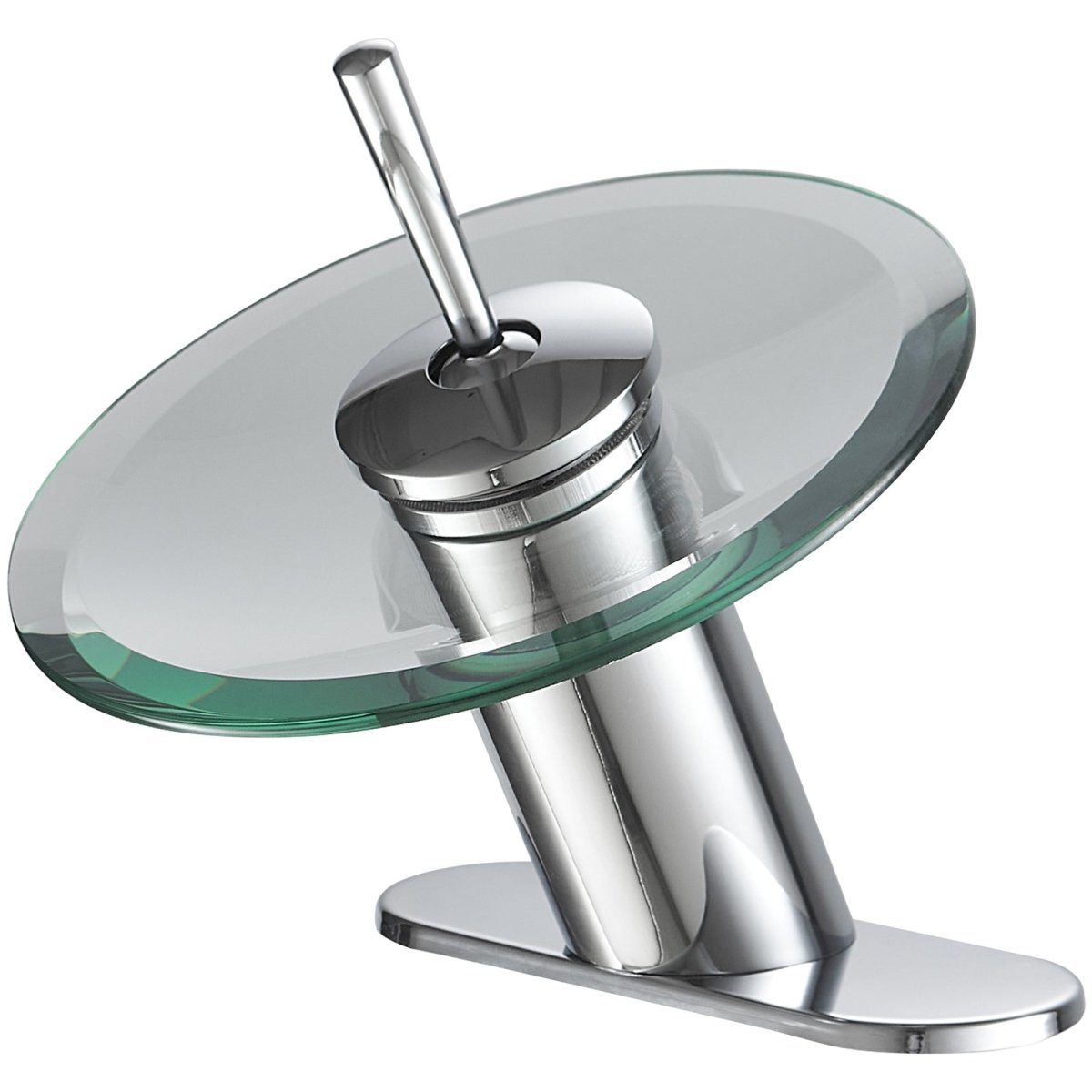Waterfall Single-Handle Sink Vanity Bathroom Faucet Chrome - buyfaucet.com