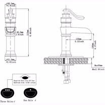 Waterfall Single Hole 1-Handle Bathroom Faucet Nickel - buyfaucet.com