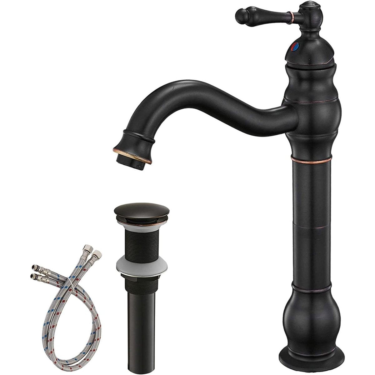 Waterfall Single Hole Bathroom Faucet Oil Rubbed Bronze-1 - buyfaucet.com