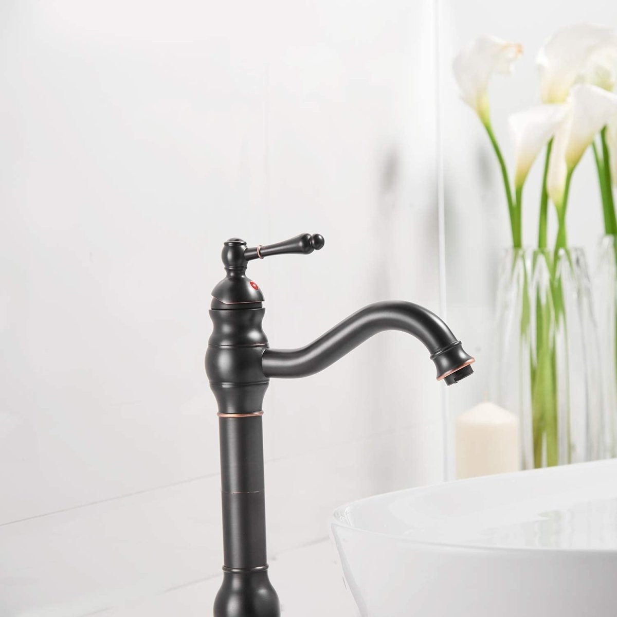 Waterfall Single Hole Bathroom Faucet Oil Rubbed Bronze - buyfaucet.com