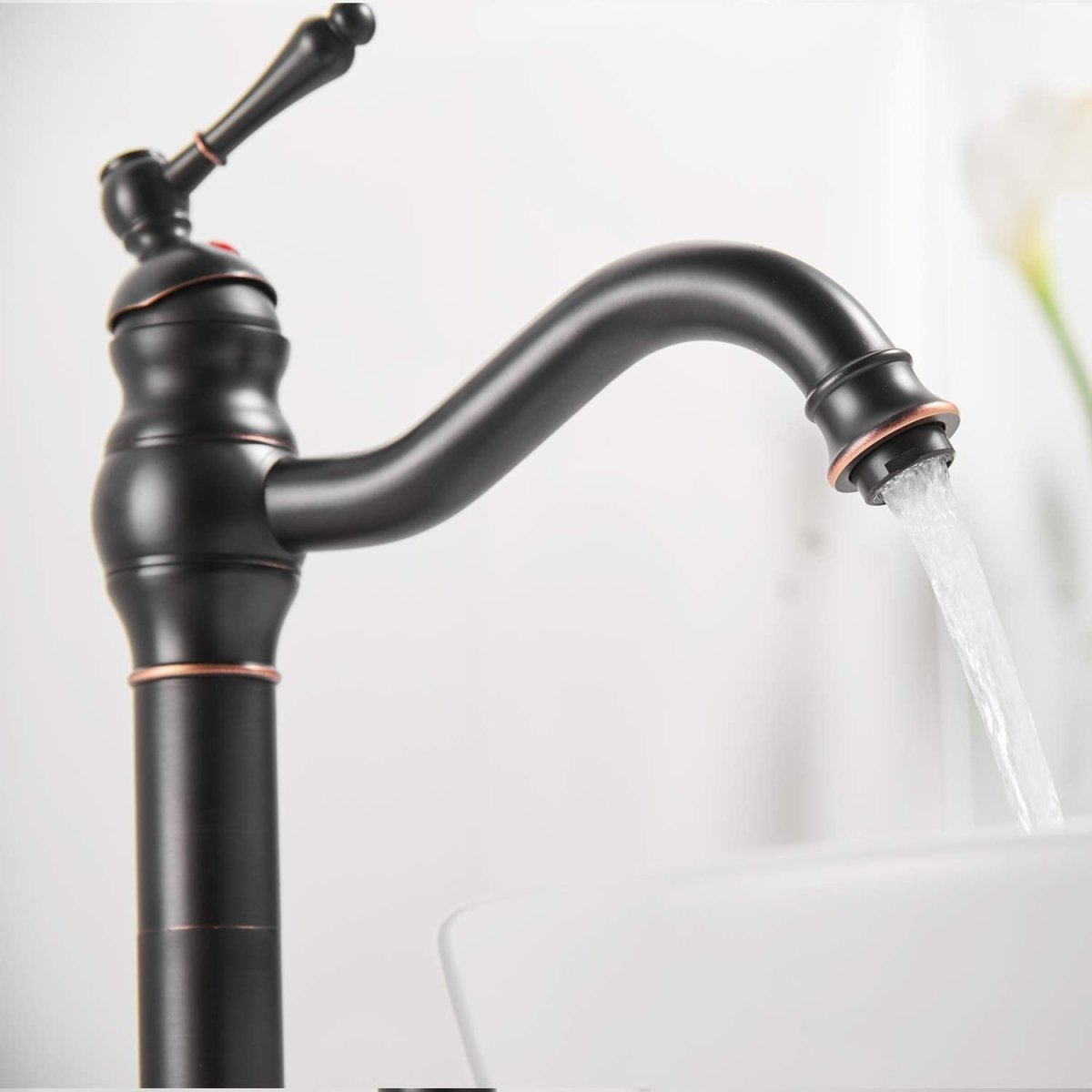 Waterfall Single Hole Bathroom Faucet Oil Rubbed Bronze - buyfaucet.com