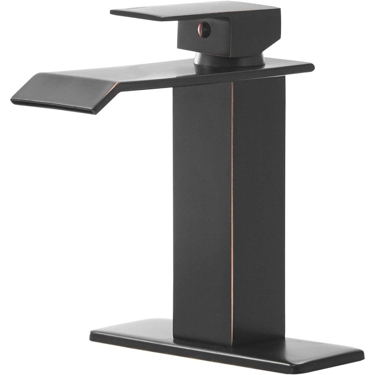 Waterfall Single Hole Bathroom Faucet Oil Rubbed Bronze - buyfaucet.com