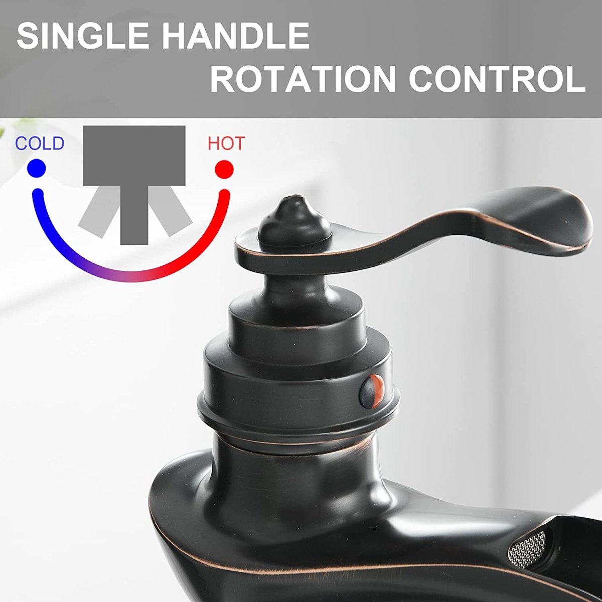 Waterfall Single Hole Bathroom Faucet Oil Rubbed Bronze - buyfaucet.com