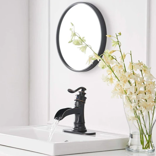 Waterfall Single Hole l Bathroom Faucet Oil Rubbed Bronze-1 - buyfaucet.com