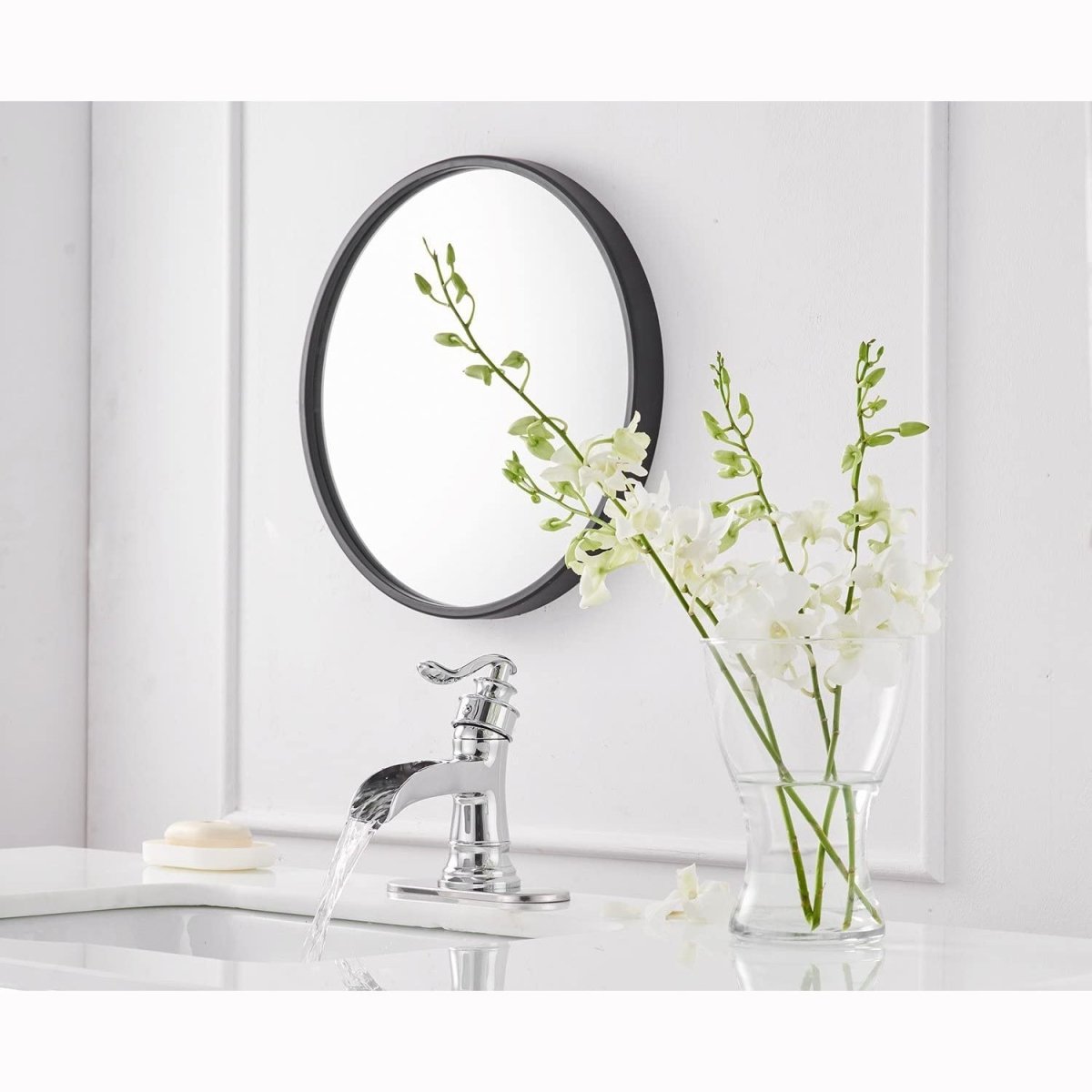 Waterfall Single Hole Single-Handle Bathroom Faucet Chrome - buyfaucet.com