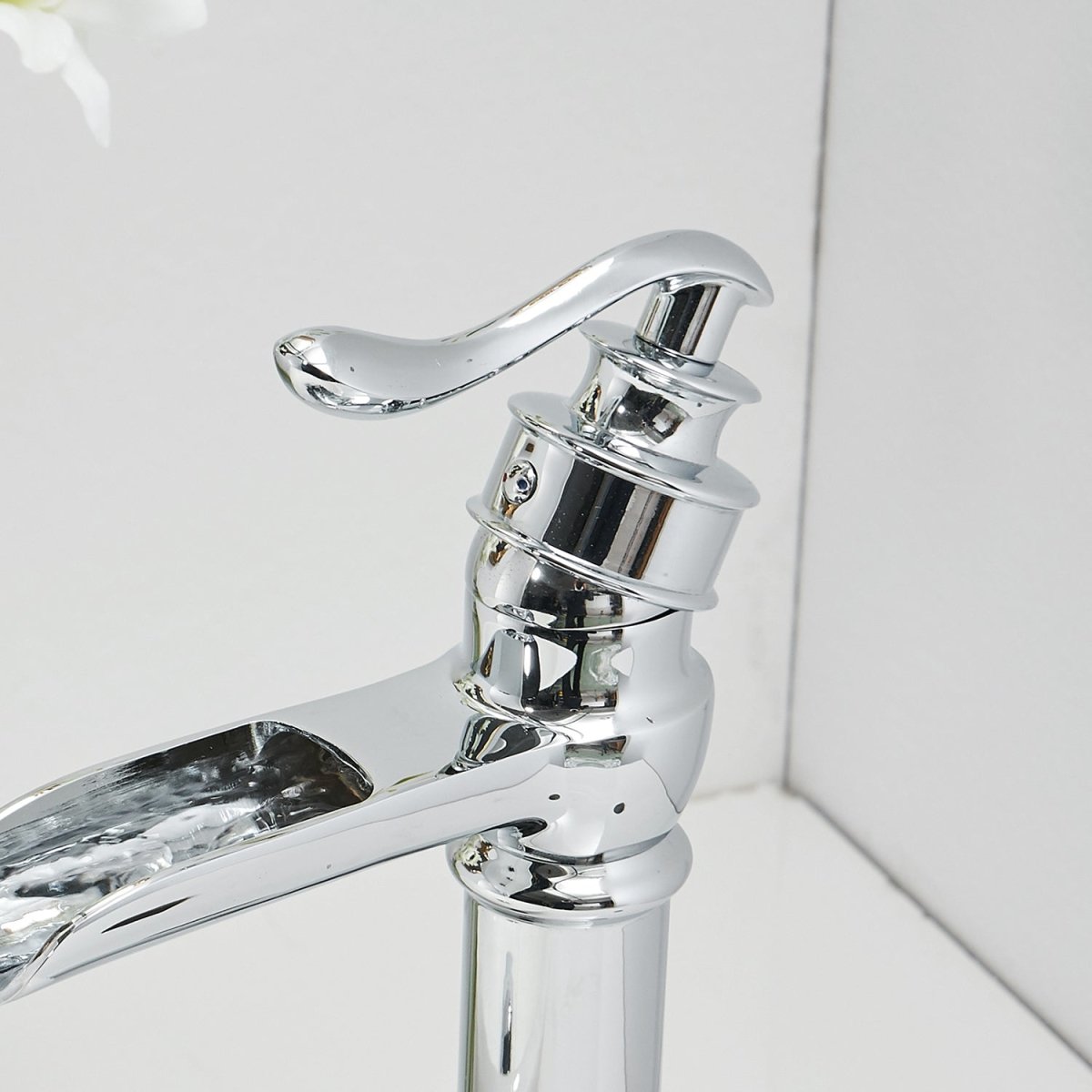 Waterfall Single Hole Single-Handle Bathroom Faucet Chrome - buyfaucet.com