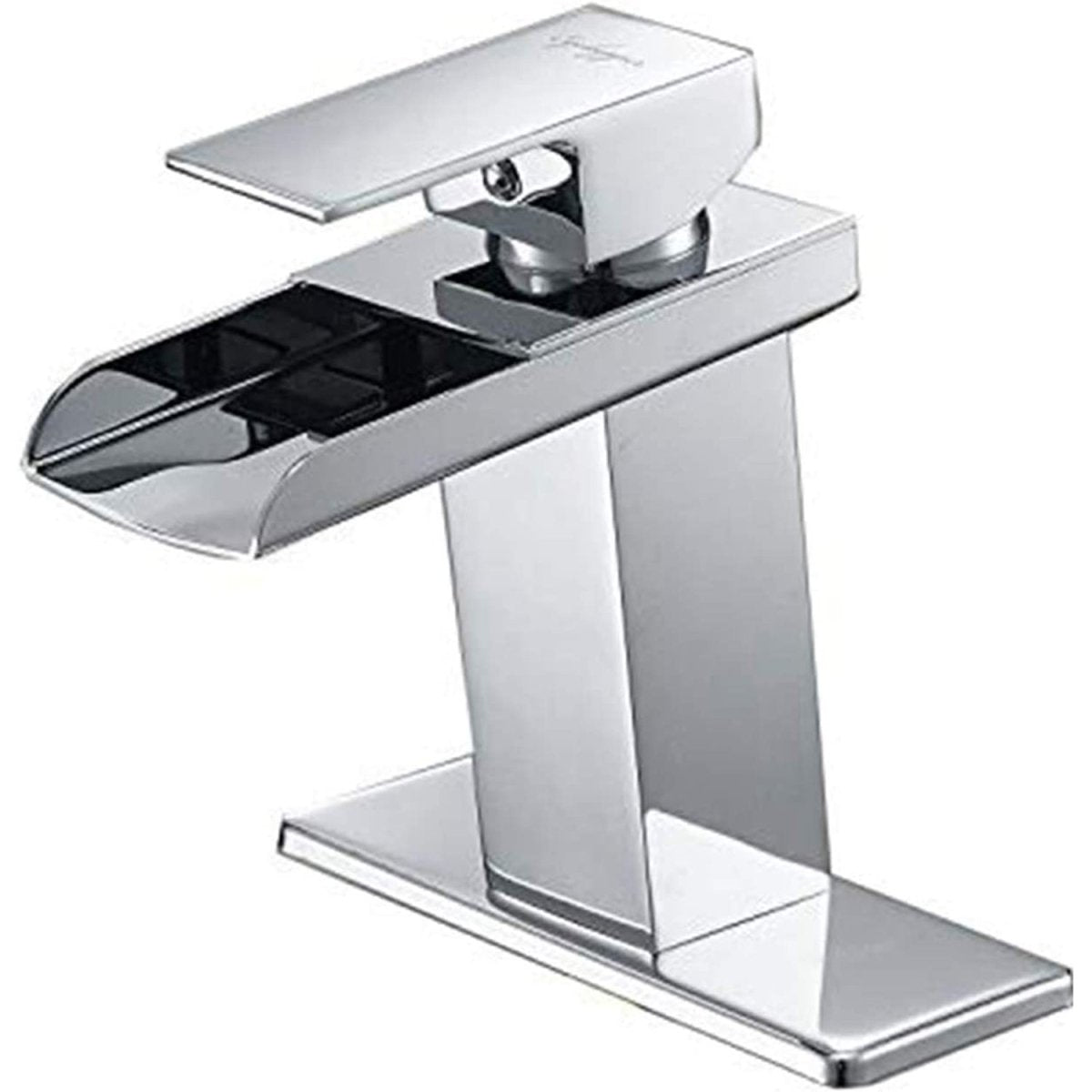 Waterfall Single Hole Single-Handle Bathroom Faucet Chrome - buyfaucet.com