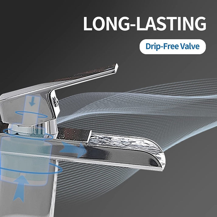 Single Hole Bathroom Faucet Chrome