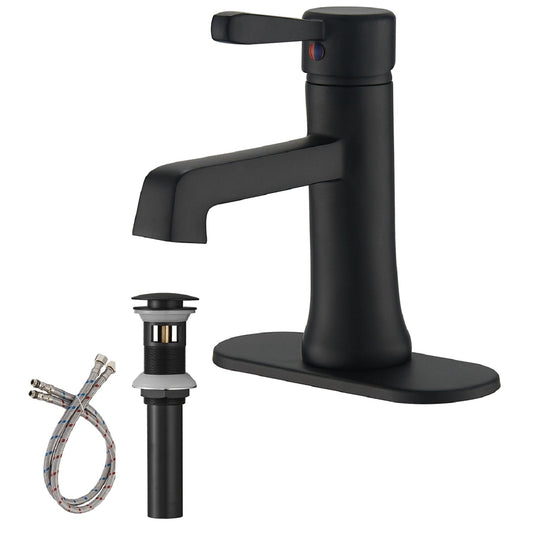 Premium Material Bathroom Faucet Matte Black