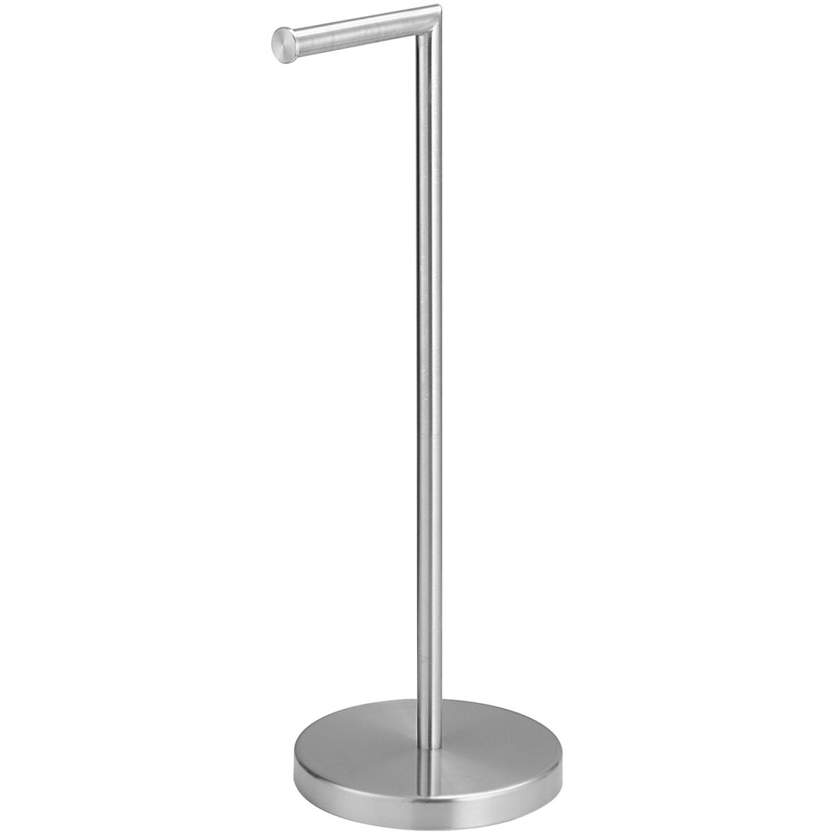 Bathroom Freestanding Toilet Paper Holder in Brushed Nickel - buyfaucet.com