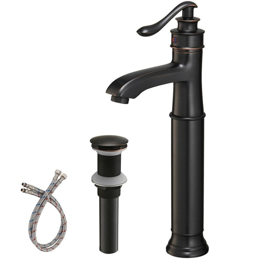 Single Hole Single Handle Bathroom Faucet Oil Rubbed Bronze - buyfaucet.com