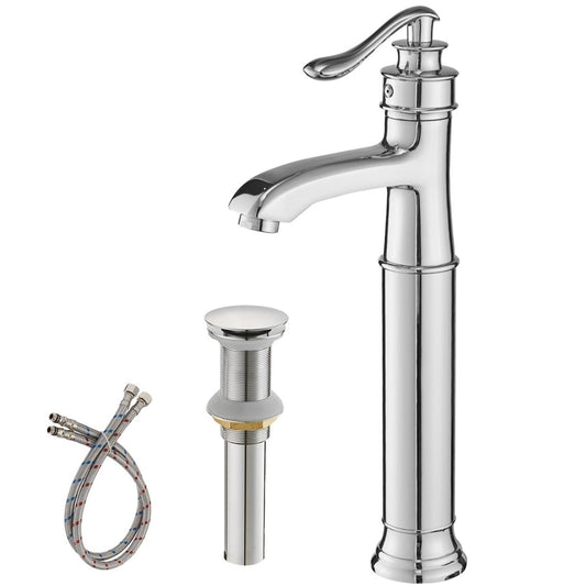 Single Hole Single Handle Bathroom Sink Faucet Chrome - buyfaucet.com